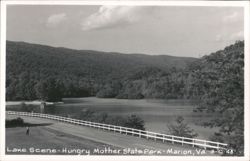 Lake Scene, Hungry Mother State Park Postcard