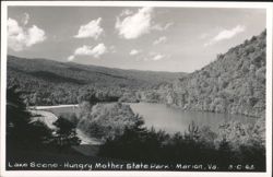 Lake Scene, Hungry Mother State Park Postcard