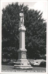 Confederate Monument Postcard