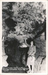 Helictites or Cave Flowers, Skyline Caverns Postcard