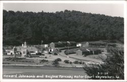 Howard Johnson's and Skyline Parkway Motor Court Postcard
