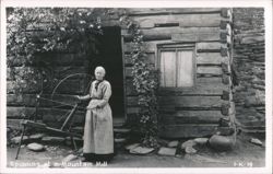 Spinning at a Mountain Mill Postcard
