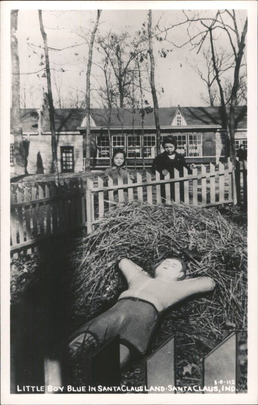 Little Boy Blue in Santaclaus Land Santa Claus Indiana