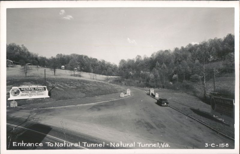Entrance To Natural Tunnel - Nature's Marvel in Stone Duffield Virginia