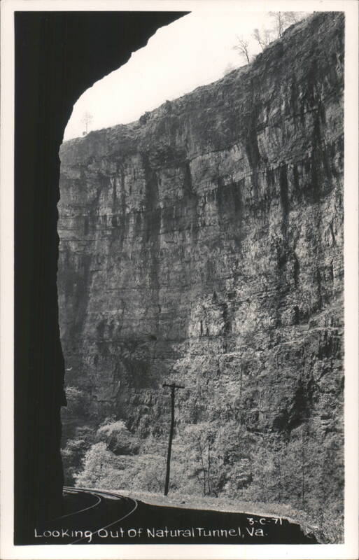 Looking Out of Natural Tunnel Duffield Virginia