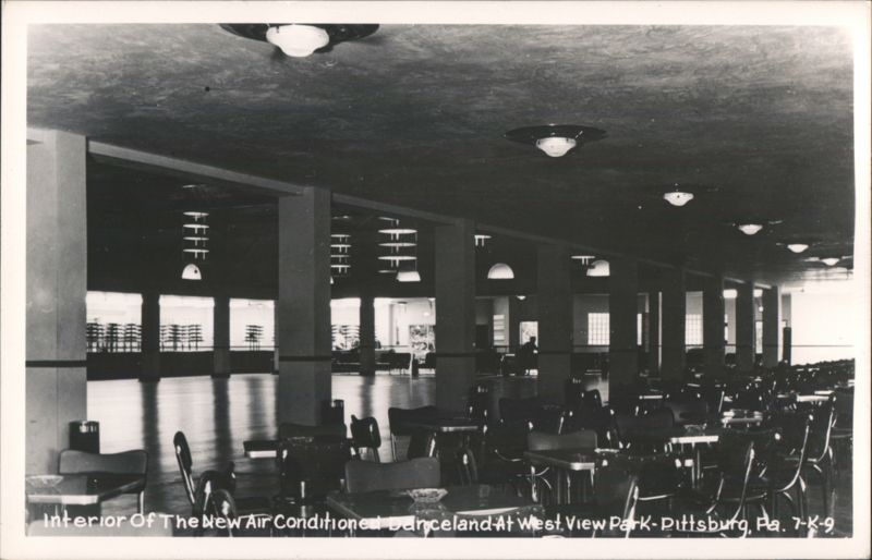 Interior Of The New Air Conditioned Danceland At West View Park Pittsburgh Pennsylvania