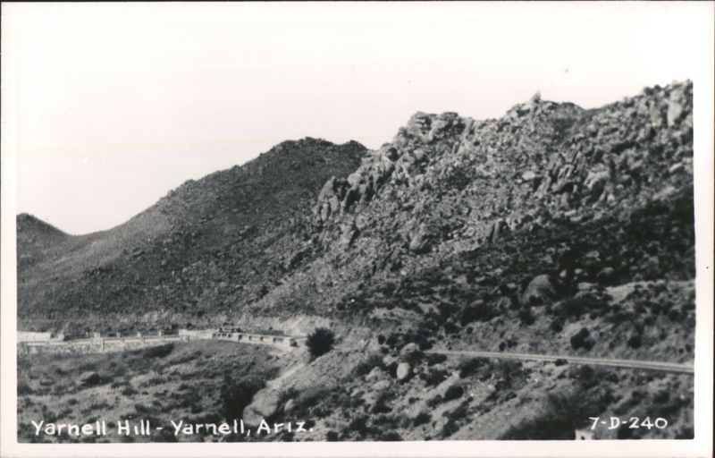 Yarnell Hill with Winding Road Arizona