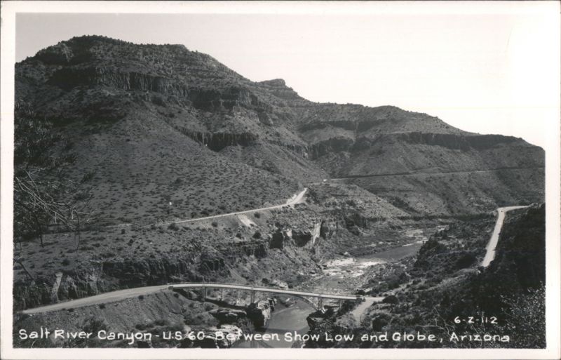 Salt River Canyon, U.S. 60, Between Show Low and Globe Parker Arizona