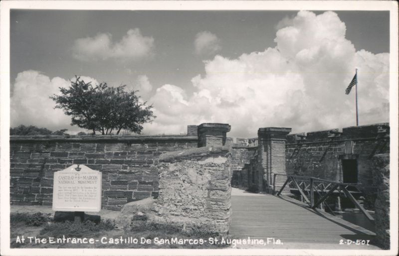 At The Entrance - Castillo De San Marcos National Monument St. Augustine Florida