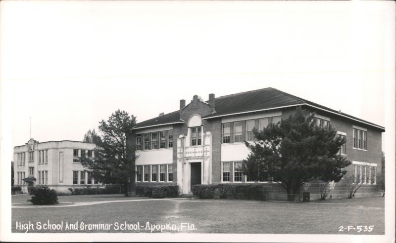 High School And Grammar School Building Apopka Florida