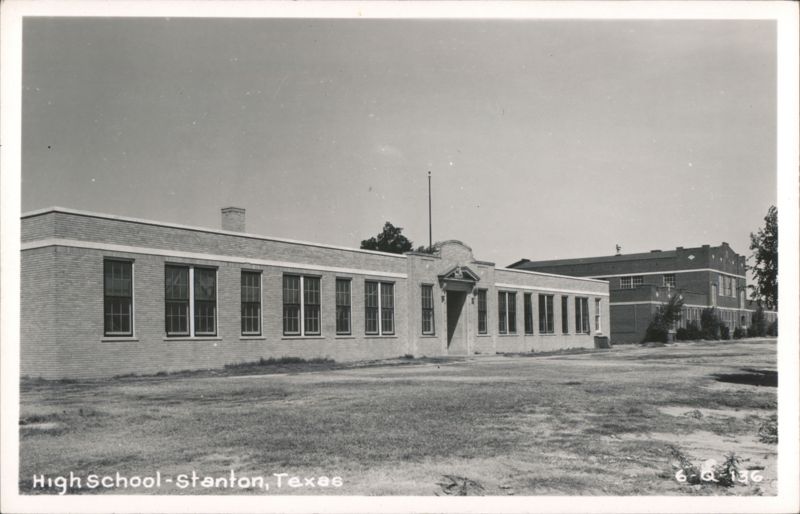 High School Building in Stanton Texas