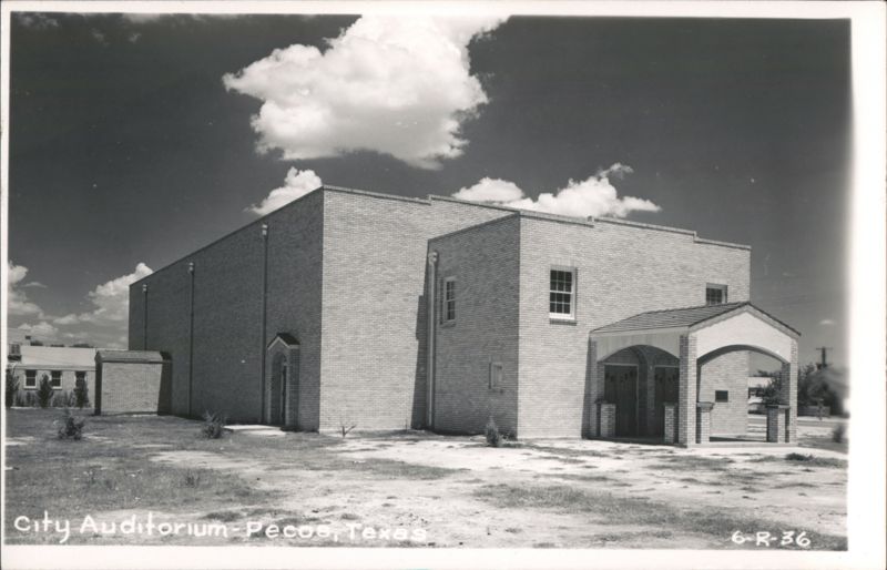 City Auditorium Pecos Texas