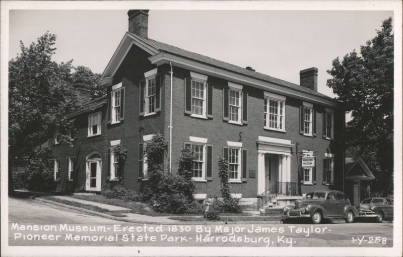 Mansion Museum, Pioneer Memorial State Park, Harrodsburg Kentucky