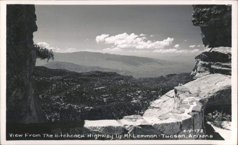 View From The Hitchcock Highway Up Mt. Lemmon Tucson Arizona