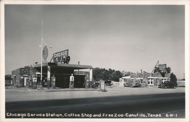 Chicago Service Station, Coffee Shop and Free Zoo Canutillo Texas