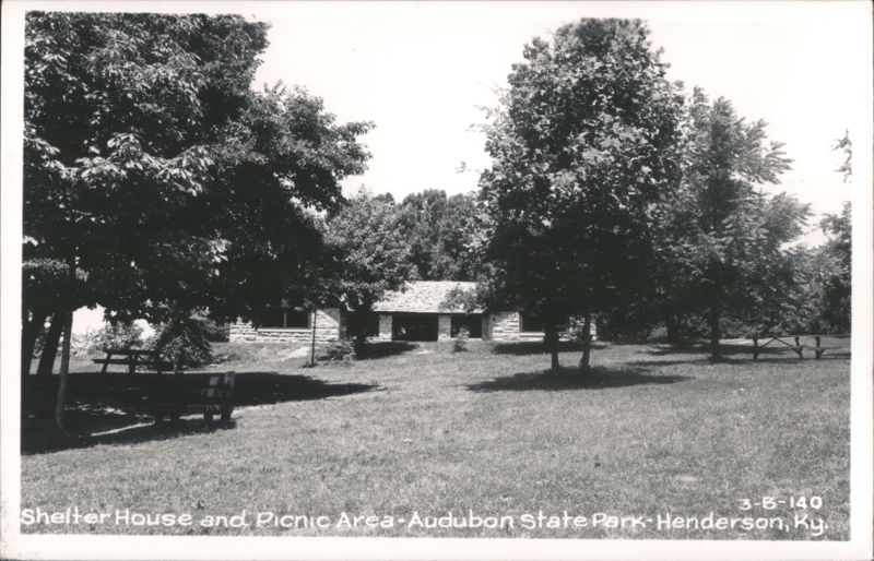 Shelter House and Picnic Area at Audubon State Park Henderson Kentucky