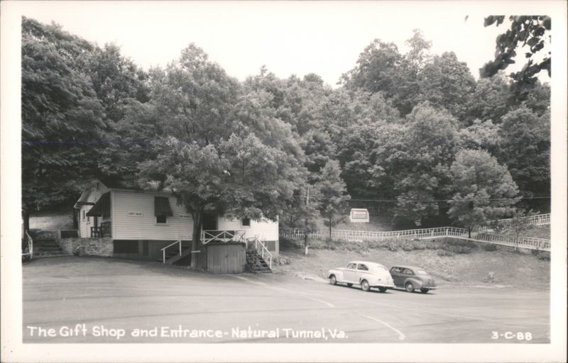Gift Shop, Entrance, and Gondola at Natural Tunnel Duffield Virginia
