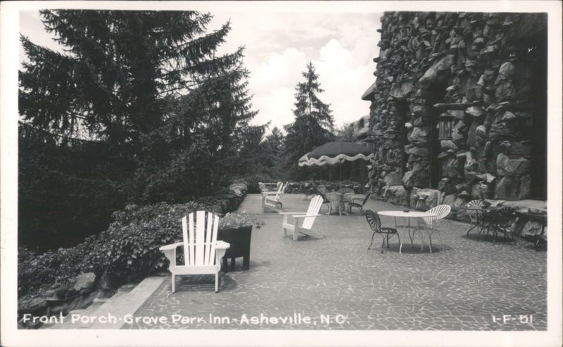Front Porch - Grove Park Inn Asheville North Carolina