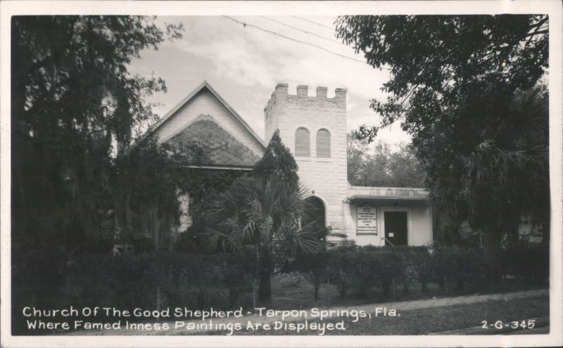 Church of the Good Shepherd, Tarpon Springs, Fla. - Inness Paintings Florida