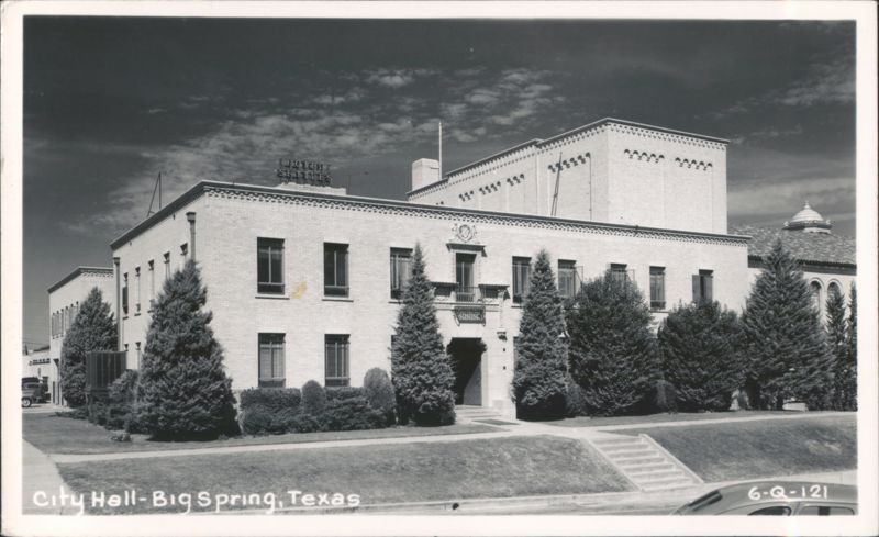 City Hall and Hotel Settles Building Big Spring Texas