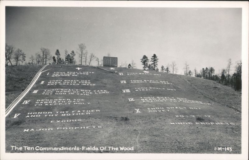 The Ten Commandments-Fields Of The Wood Murphy North Carolina