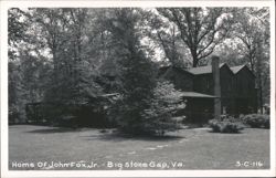 Home Of John Fox, Jr. Postcard