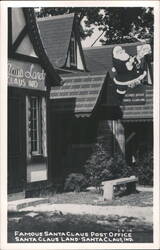 Famous Santa Claus Post Office, Santa Claus Land Postcard
