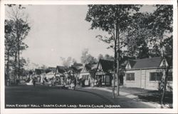 Main Exhibit Hall - Santa Claus Land Postcard