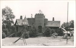 Santa Claus Castle & Candy Castle, Playground Postcard