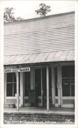 Post Office in Santa Claus, Indiana Postcard