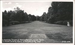 Looking Toward Nancy Hanks Lincoln Tomb - Lincoln State Park Postcard