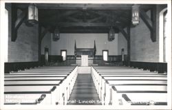 Abraham Lincoln Hall, Nancy Hanks Lincoln Memorial Interior Postcard