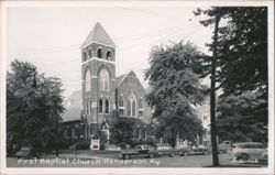 First Baptist Church, Henderson Postcard