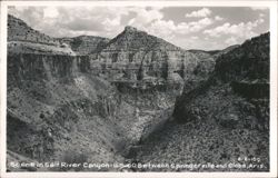 Salt River Canyon on US 60 between Springerville and Globe Postcard