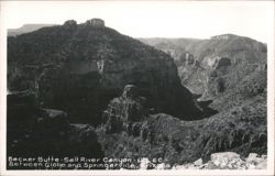 Becker Butte - Salt River Canyon - US 60 Postcard