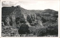 Becker Butte - Salt River Canyon - U.S. 60 Postcard