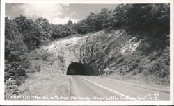Tunnel On The Blue Ridge Parkway-Near Little Switzerland Postcard
