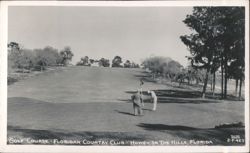 Golf Course at Floridan Country Club, Howey In The Hills Postcard