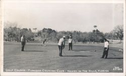 Golf Course - Floridan Country Club Postcard