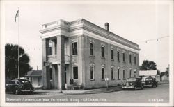 Spanish-American War Veteran's Bldg. - St. Cloud, Fla. Postcard