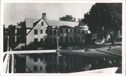 Lakeside Inn Pool Postcard