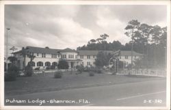 Putnam Lodge - Shamrock, Florida Postcard