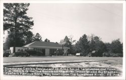 Suwannee Gables Restaurant on Suwannee River, Old Town, FL Postcard