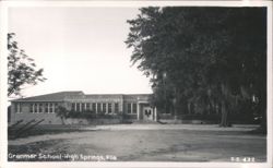 Grammar School Building and Grounds Postcard