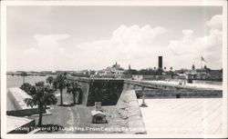Looking Toward St. Augustine From Castillo De San Marcos Postcard
