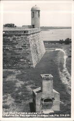 Hot Shot Furnace and Watch Tower - Castillo De San Marcos Postcard