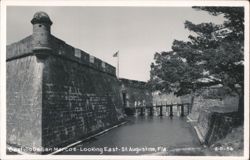 Castillo De San Marcos - Looking East Postcard