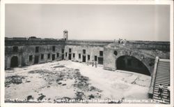 Castillo de San Marcos Courtyard Looking North East Postcard