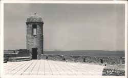 Watch Tower and Matanzas Bay - Castillo de San Marcos Postcard