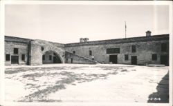 Courtyard of Castillo De San Marcos Postcard